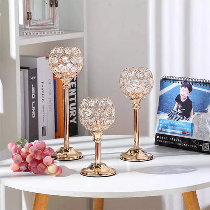 Castiçais Suporte de Velas de Luxo Decorativos Homedec