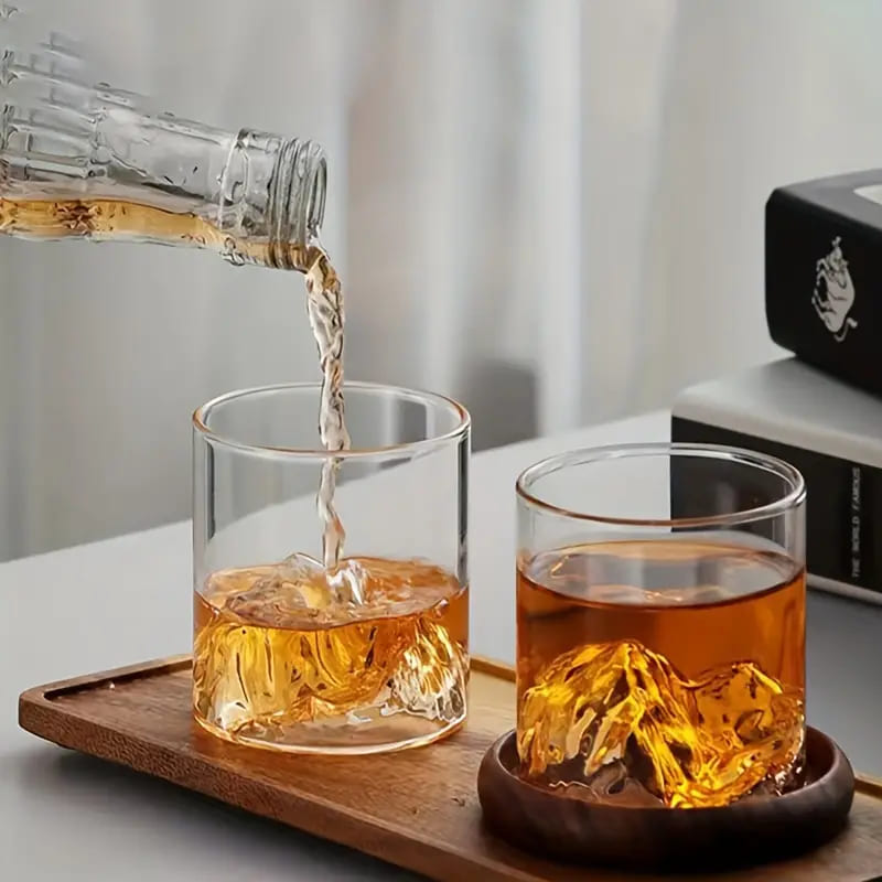 Copo de Whisky Cristal Drinks Iceberg Bar em Casa Homedec