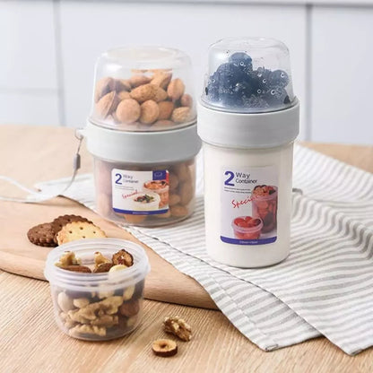 Copo para Cereais Salada e Frutas Café da Manhã Portátil Homedec