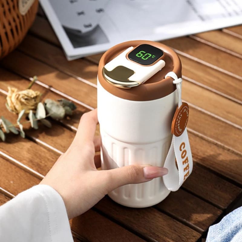 Copo Térmico 450ml Inteligente com Tampa Premium Homedec