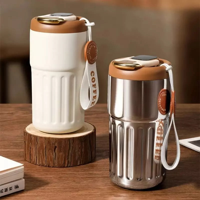 Copo Térmico 450ml Inteligente com Tampa Premium Homedec