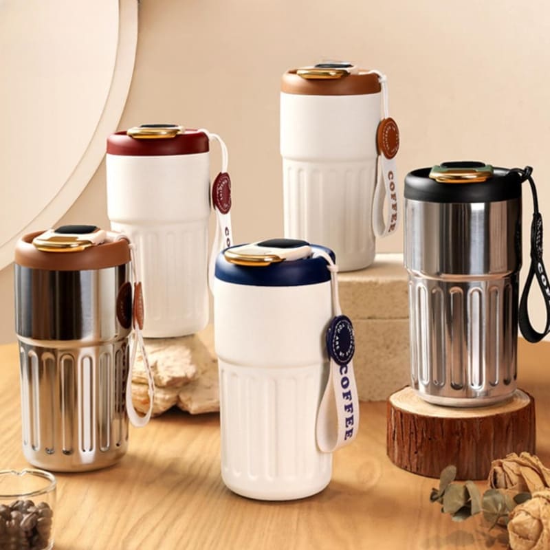 Copo Térmico 450ml Inteligente com Tampa Premium Homedec