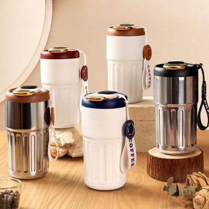 Copo Térmico 450ml Inteligente com Tampa Premium Homedec