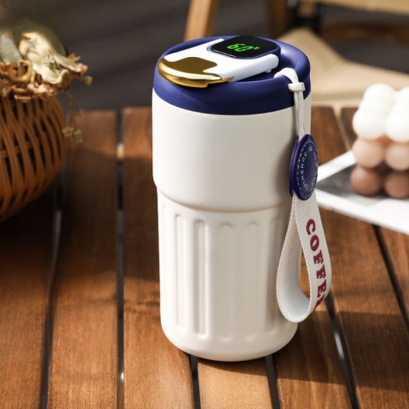 Copo Térmico 450ml Inteligente com Tampa Premium Homedec