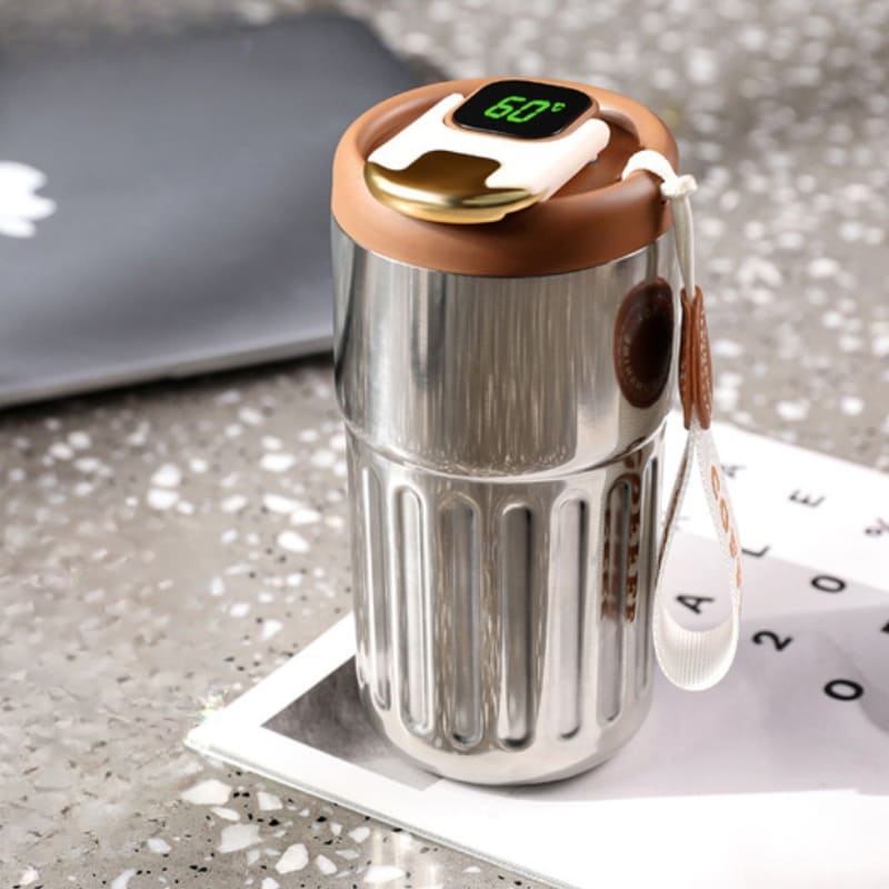 Copo Térmico 450ml Inteligente com Tampa Premium Homedec