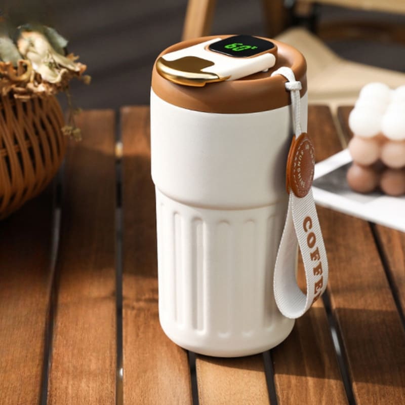 Copo Térmico 450ml Inteligente com Tampa Premium Homedec