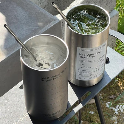 Copo Térmico para Café Inox com Tampa Hermética Homedec