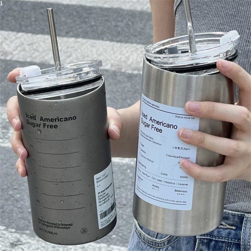 Copo Térmico para Café Inox com Tampa Hermética Homedec