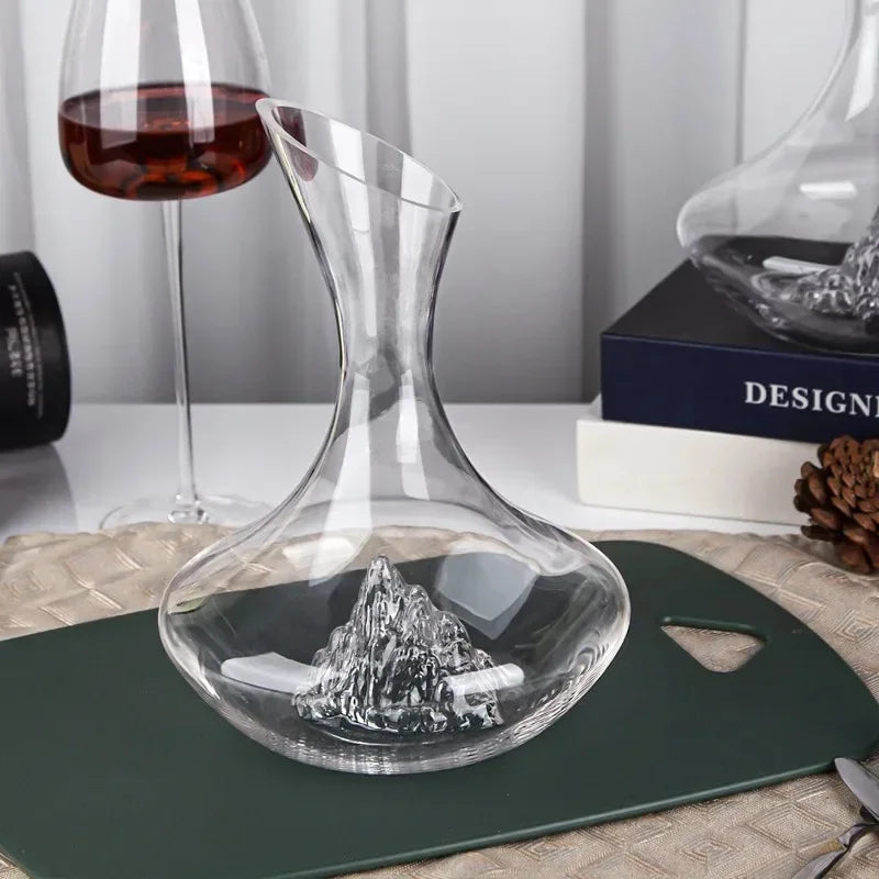 Decanter de Vinho e Whisky Vidro Iceberg Home Bar Homedec