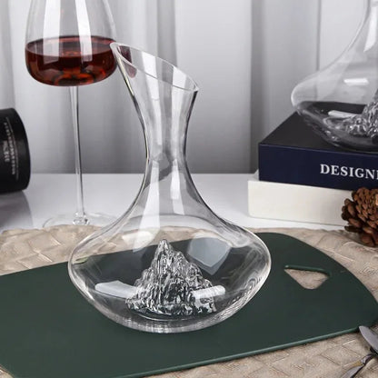 Decanter de Vinho e Whisky Vidro Iceberg Home Bar Homedec