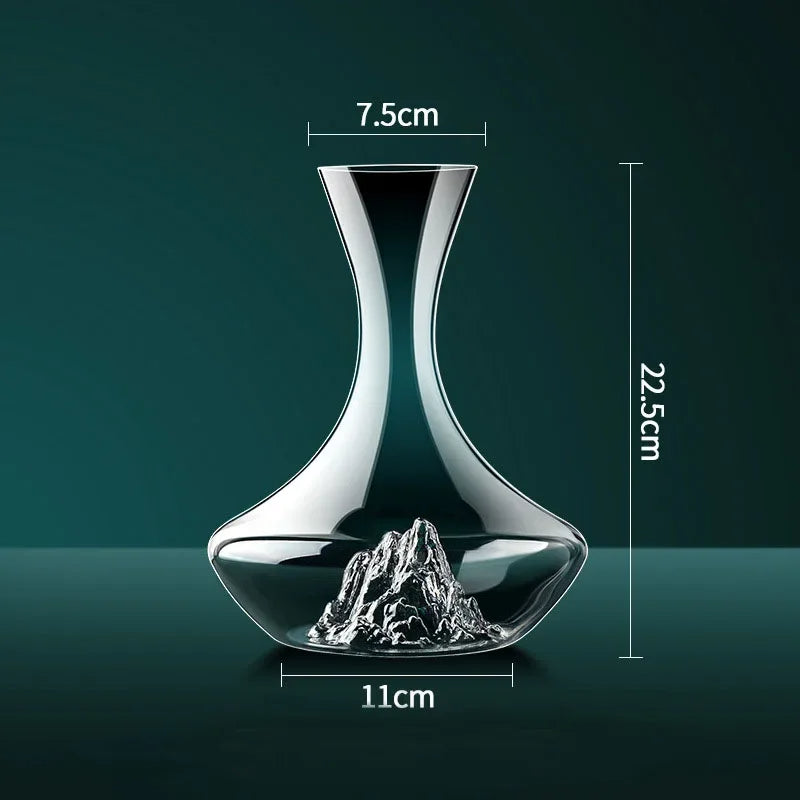 Decanter de Vinho e Whisky Vidro Iceberg Home Bar Homedec