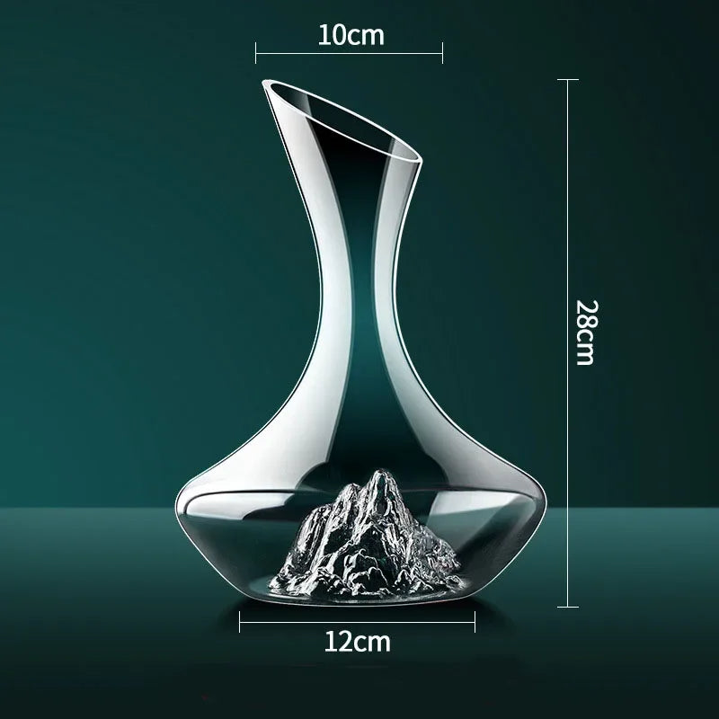 Decanter de Vinho e Whisky Vidro Iceberg Home Bar Homedec