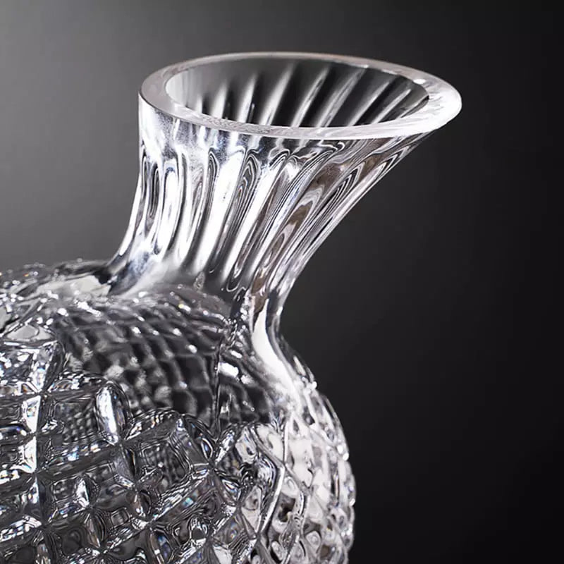 Decanter de Vinho Recipiente de Vidro Cristal Decantador Homedec
