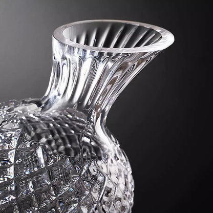 Decanter de Vinho Recipiente de Vidro Cristal Decantador Homedec