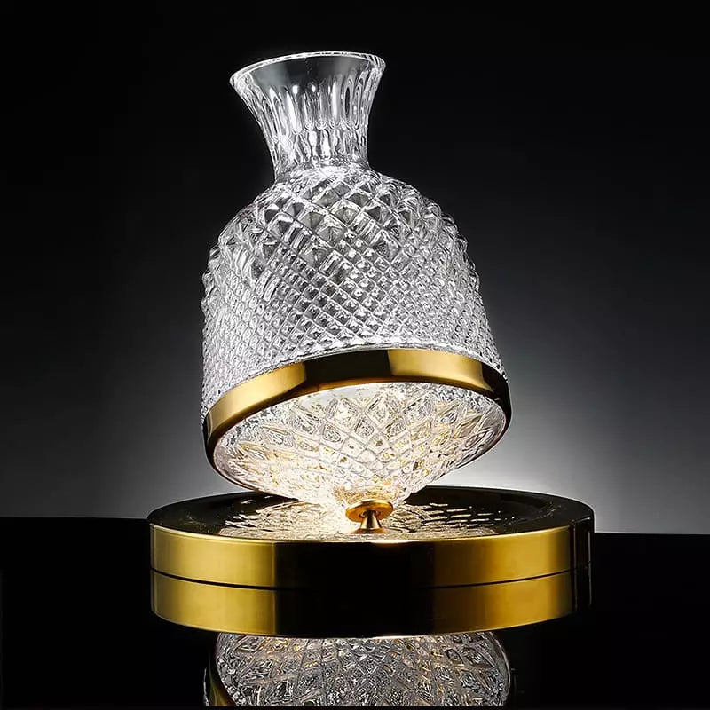Decanter de Vinho Recipiente de Vidro Cristal Decantador Homedec
