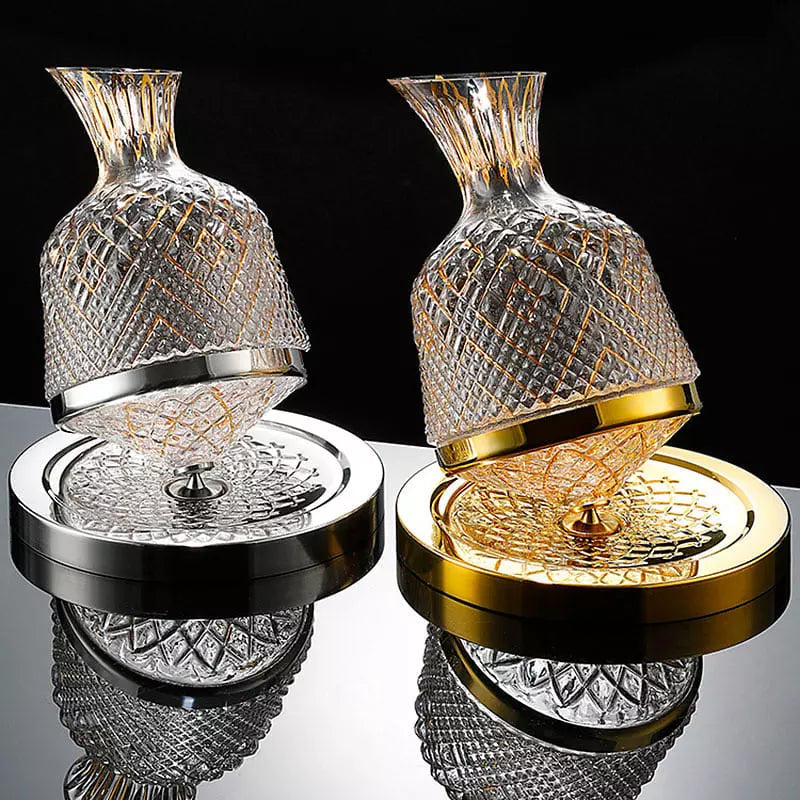 Decanter de Vinho Recipiente de Vidro Cristal Decantador Homedec