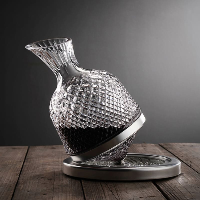 Decanter de Vinho Recipiente de Vidro Cristal Decantador Homedec
