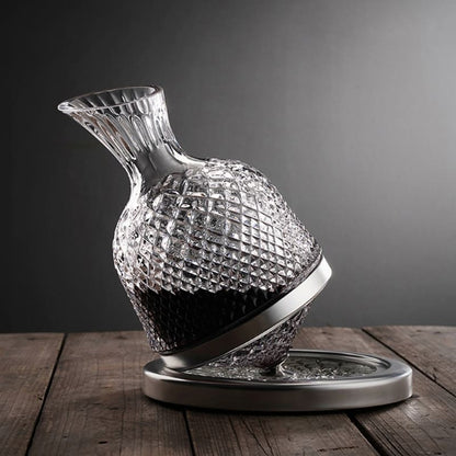 Decanter de Vinho Recipiente de Vidro Cristal Decantador Homedec