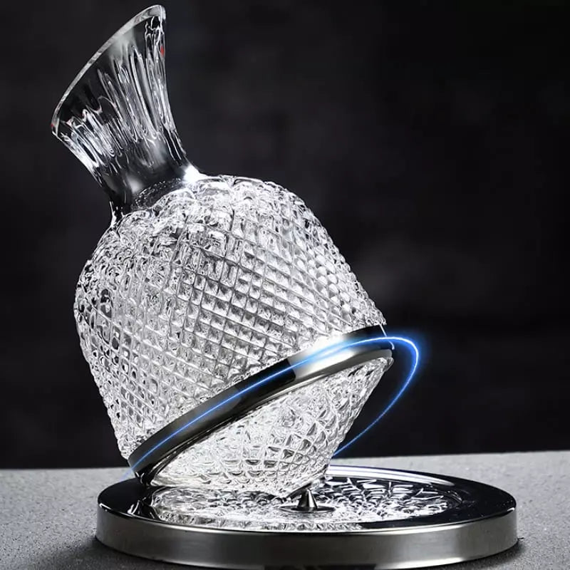 Decanter de Vinho Recipiente de Vidro Cristal Decantador Homedec