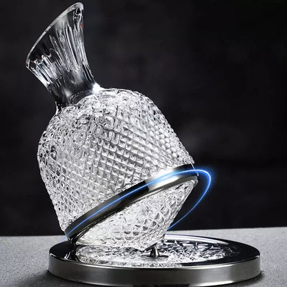 Decanter de Vinho Recipiente de Vidro Cristal Decantador Homedec