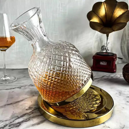 Decanter de Vinho Recipiente de Vidro Cristal Decantador Homedec