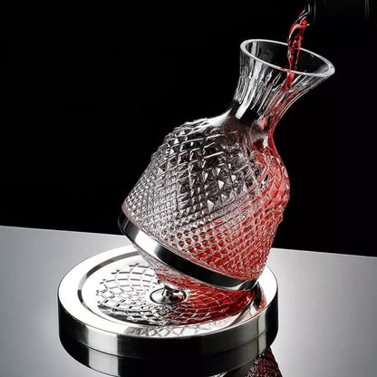 Decanter de Vinho Recipiente de Vidro Cristal Decantador Homedec
