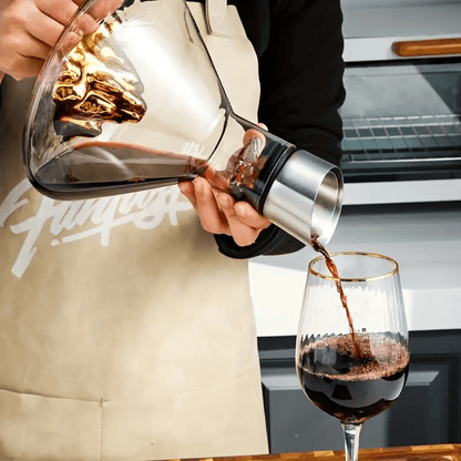 Decanter de Vinho Vidro Iceberg Aerador Home Bar Homedec