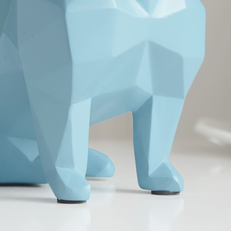 Decoração de Mesa Cofre de Resina Buldogue Francês Homedec