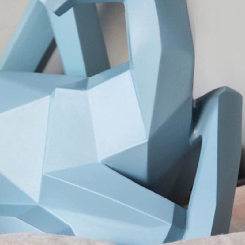 Decoração de Mesa de Resina Estátua Cervo 2 Peças Homedec