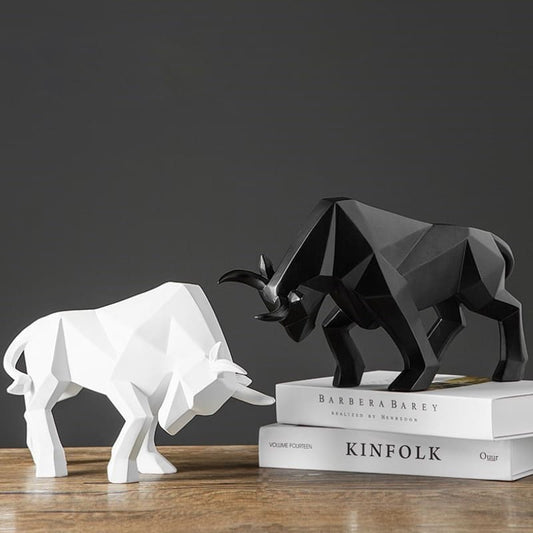 Decoração de Mesa de Resina Estátua Touro Homedec