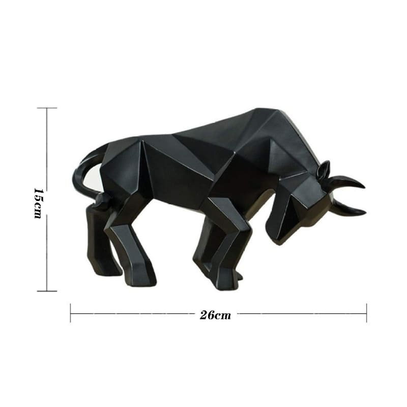 Decoração de Mesa de Resina Estátua Touro Homedec