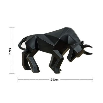 Decoração de Mesa de Resina Estátua Touro Homedec