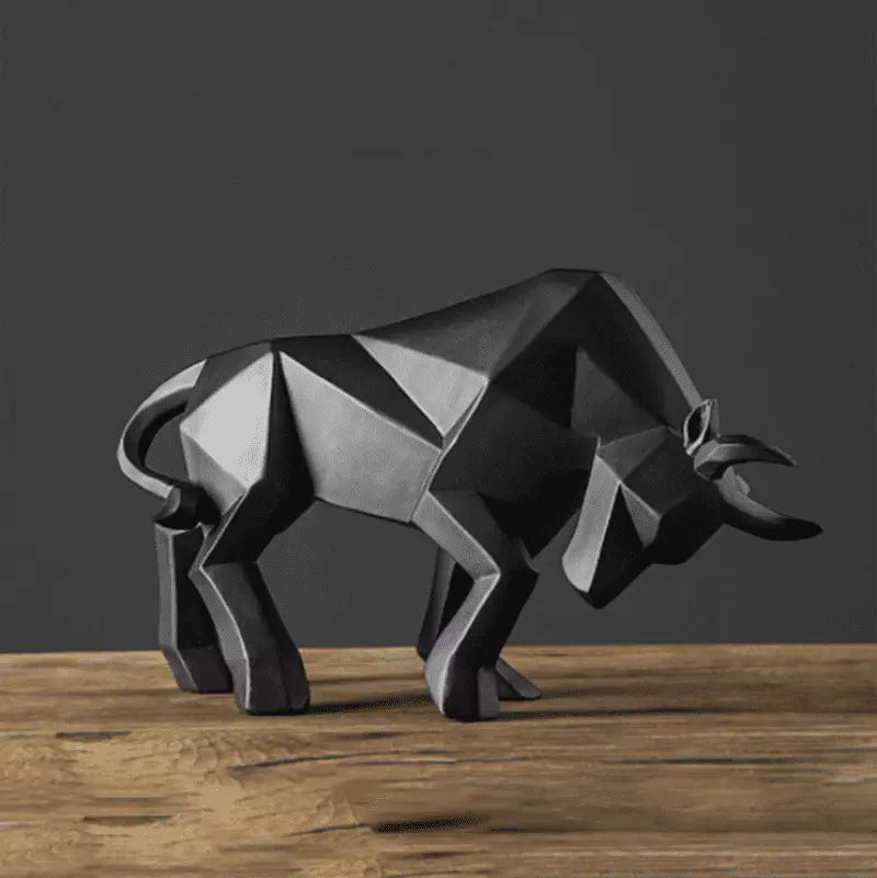 Decoração de Mesa de Resina Estátua Touro Homedec