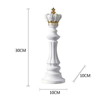 Decoração de Mesa Resina Estátua Peças de Xadrez Homedec