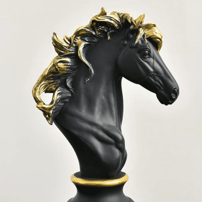 Decoração de Mesa Resina Estátua Peças de Xadrez Homedec
