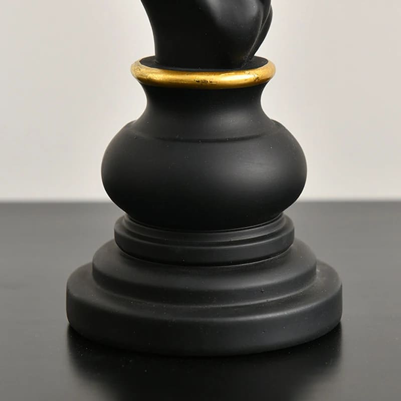 Decoração de Mesa Resina Estátua Peças de Xadrez Homedec