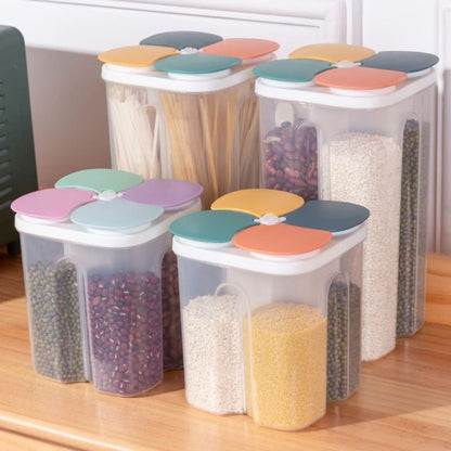 Dispensador Porta Alimentos e Cereais com Divisórias Homedec