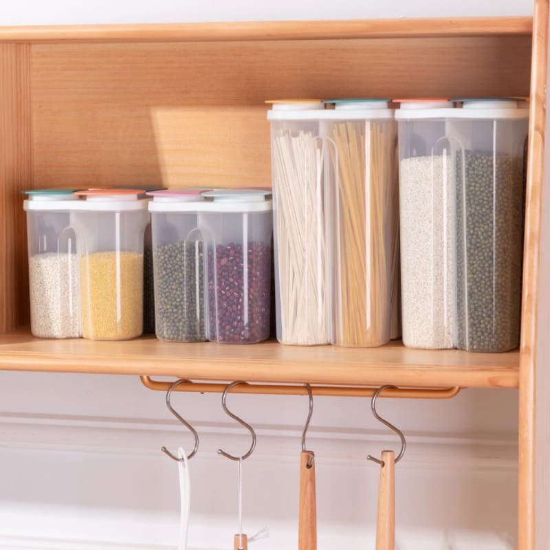 Dispensador Porta Alimentos e Cereais com Divisórias Homedec