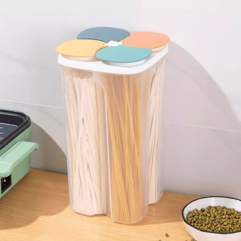 Dispensador Porta Alimentos e Cereais com Divisórias Homedec