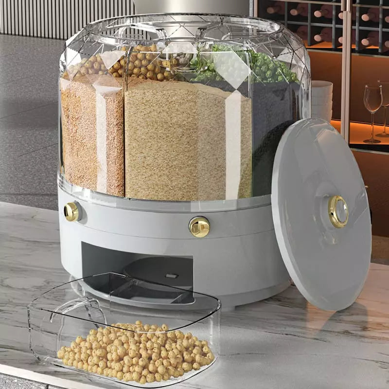 Dispensador Porta Alimentos e Cereais Giratório Homedec