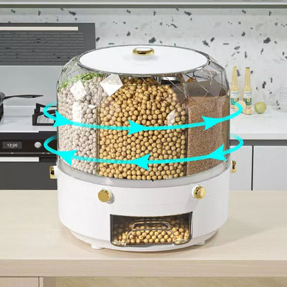 Dispensador Porta Alimentos e Cereais Giratório Homedec
