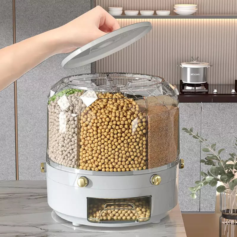 Dispensador Porta Alimentos e Cereais Giratório Homedec