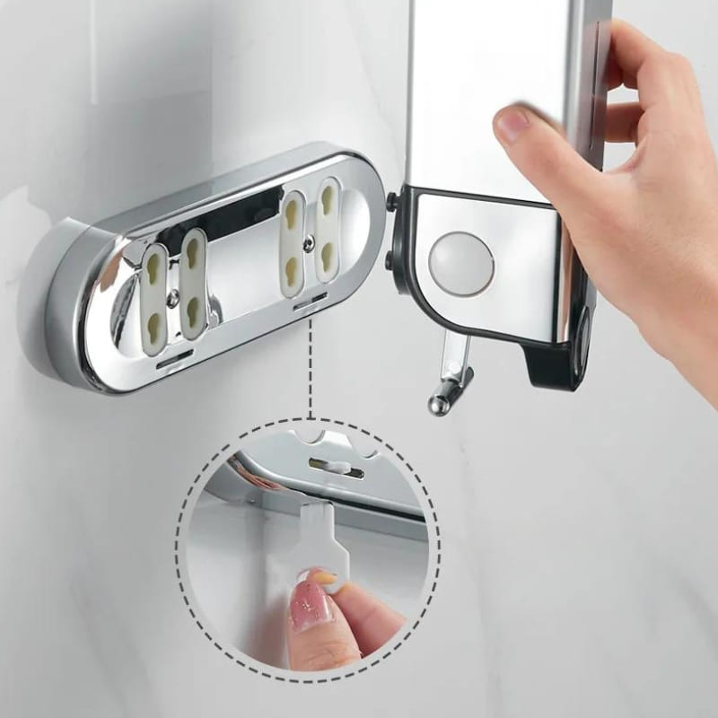 Dispenser de Sabonete Líquido Shampoo Condicionador Quadrado Homedec
