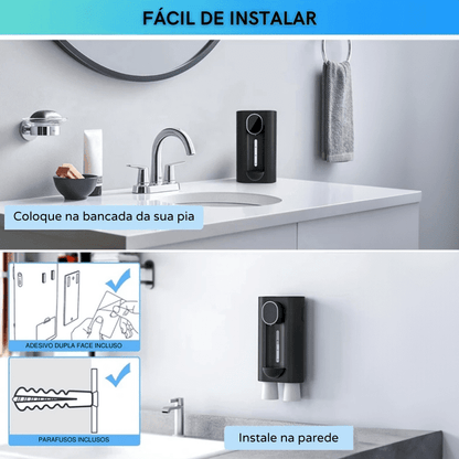 Dispenser Enxaguante Bucal Automático USB Recarregável Homedec