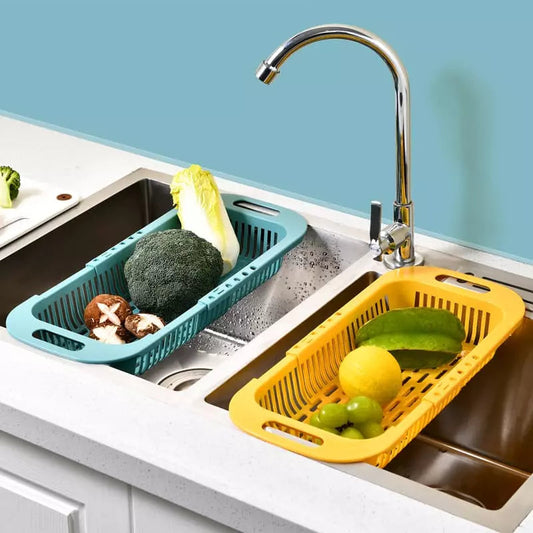 Escorredor de Alimentos Cesto de Drenagem Expansível Homedec
