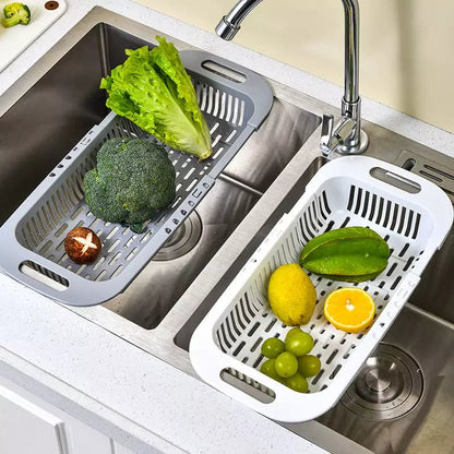 Escorredor de Alimentos Cesto de Drenagem Expansível Homedec