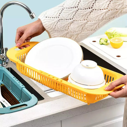 Escorredor de Alimentos Cesto de Drenagem Expansível Homedec