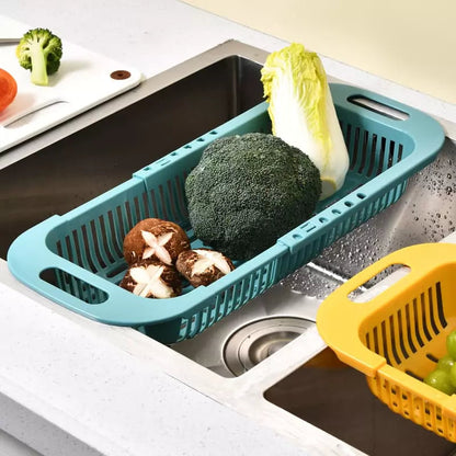 Escorredor de Alimentos Cesto de Drenagem Expansível Homedec