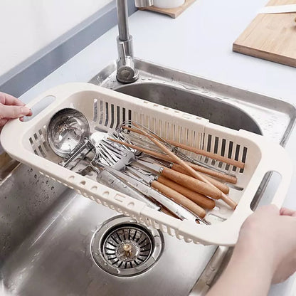 Escorredor de Alimentos Cesto de Drenagem Expansível Homedec