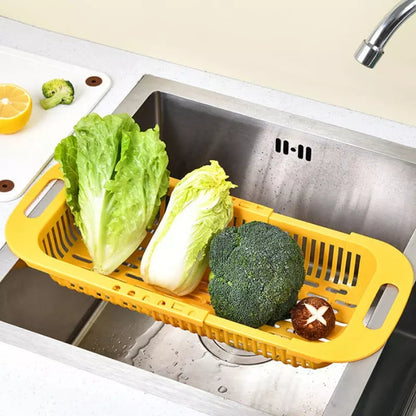 Escorredor de Alimentos Cesto de Drenagem Expansível Homedec